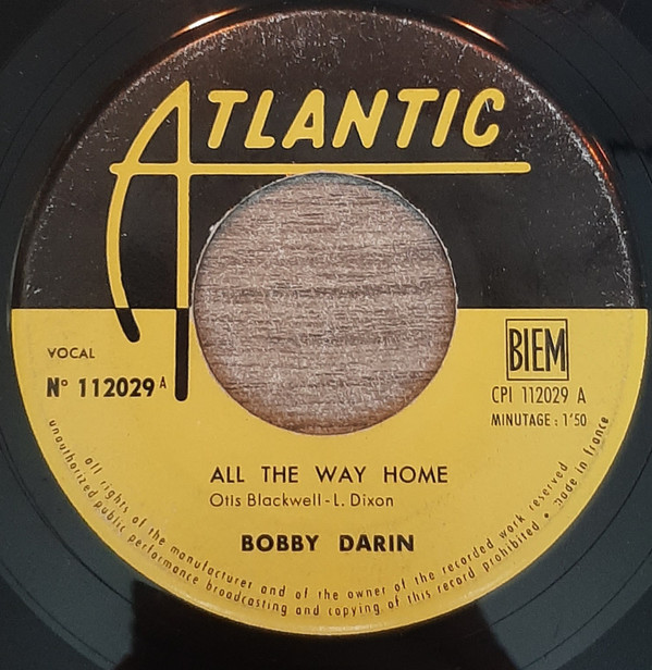 Bobby Darin – All The Way Home
