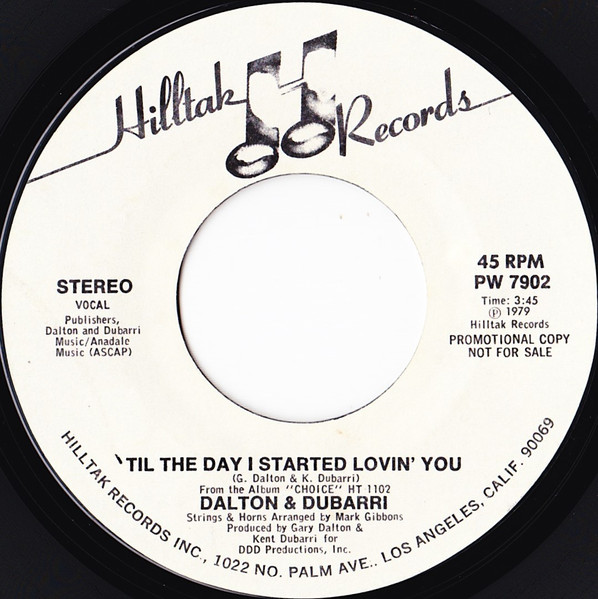 Dalton & Dubarri – 'Til The Day I Started Lovin' You (Vinyl) - Discogs