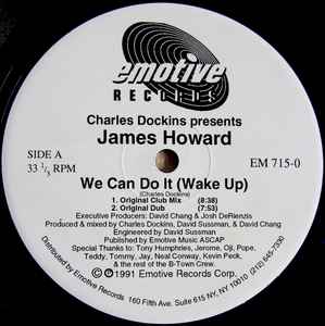 We Can Do It (Wake Up) - Charles Dockins Presents James Howard