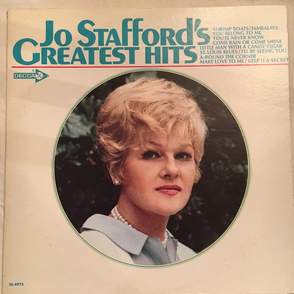 Jo Stafford – Jo Stafford's Greatest Hits – Vinyl (LP, Compilation ...