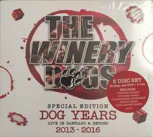 The Winery Dogs - Dog Years - Live in Santiago & Beyond 2013-2016 album cover