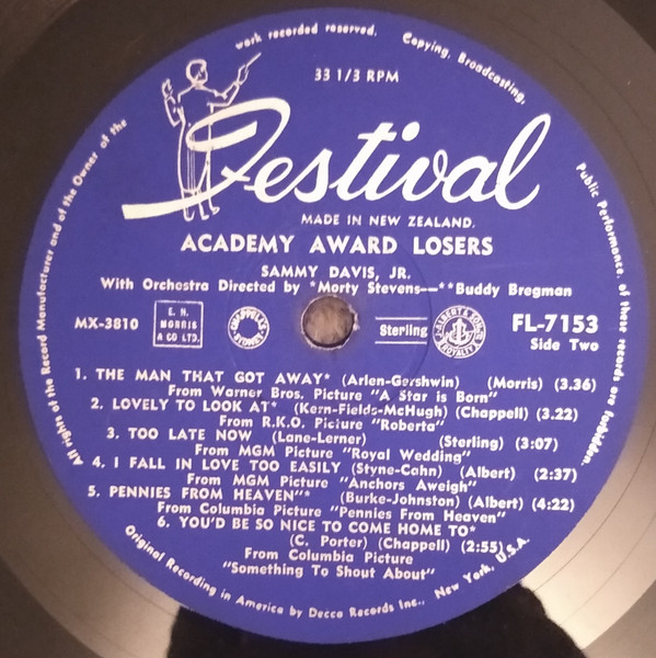 ladda ner album Sammy Davis Jnr - Academy Award Losers