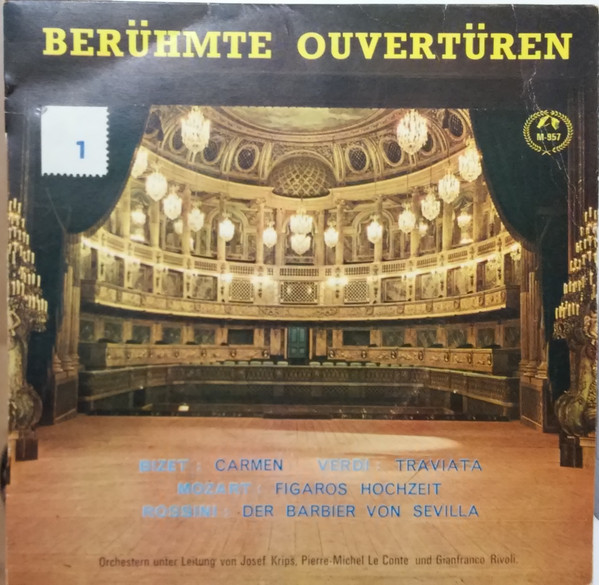 baixar álbum Bizet Verdi Mozart Rossini - Berühmte Ouvertüren