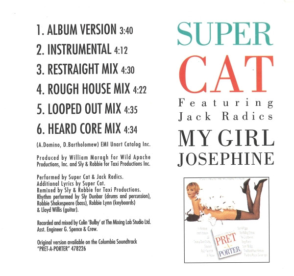 baixar álbum Super Cat Featuring Jack Radics - My Girl Josephine