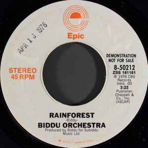 Biddu Orchestra - Rainforest album cover