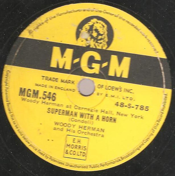 Album herunterladen Woody Herman And His Orchestra - Superman With A Horn Four Men On A Horse