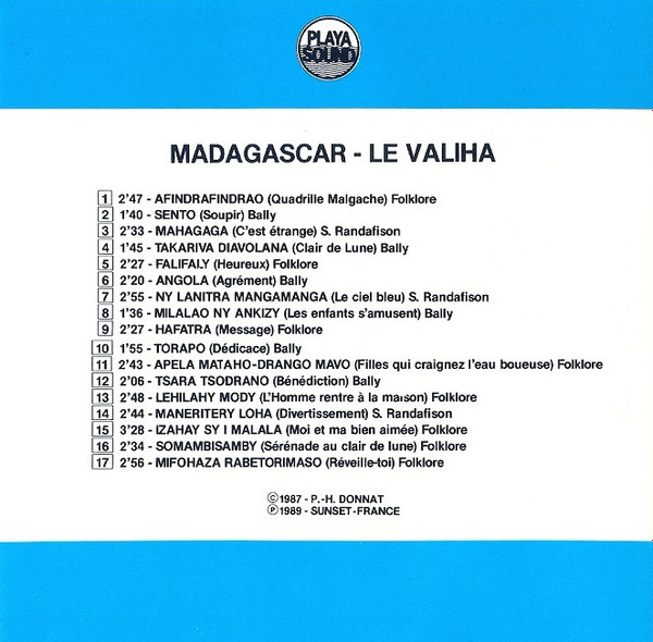 descargar álbum Various - Madagascar Le Valiha