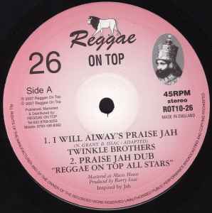 I Will Alway's Praise Jah (Vinyl, 10