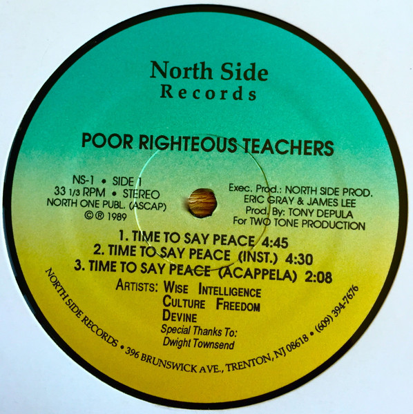 Poor Righteous Teachers - Time To Say Peace / Butt Naked Booty