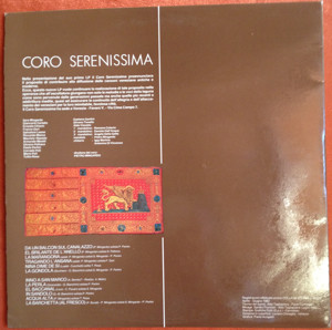 descargar álbum Coro Serenissima - Da Un Balcon Sul Canalazzo