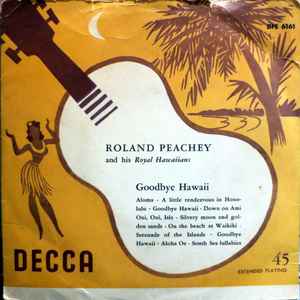 Roland Peachy And His Royal Hawaiians - Goodbye Hawaii album cover