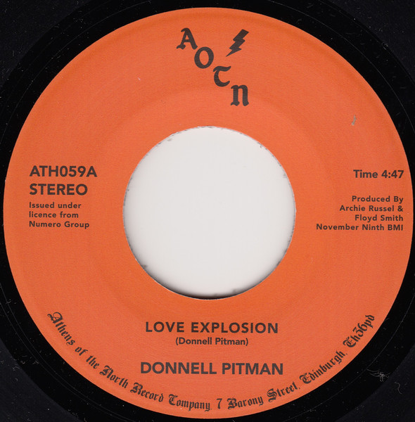 Donnell Pitman – Love Explosion / Your Love Is Dynamite (2018 