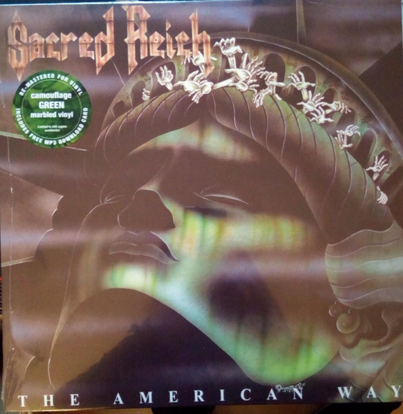 Sacred Reich – The American Way (2021, Green Camouflage Marbled 