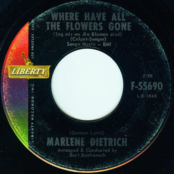 Album herunterladen Marlene Dietrich - Where Have All The Flowers Gone Sag Mir Wo Die Blumen Sind English Lyric Where Have All The Flowers Gone Sag Mir Wo Die Blumen Sind German Lyric