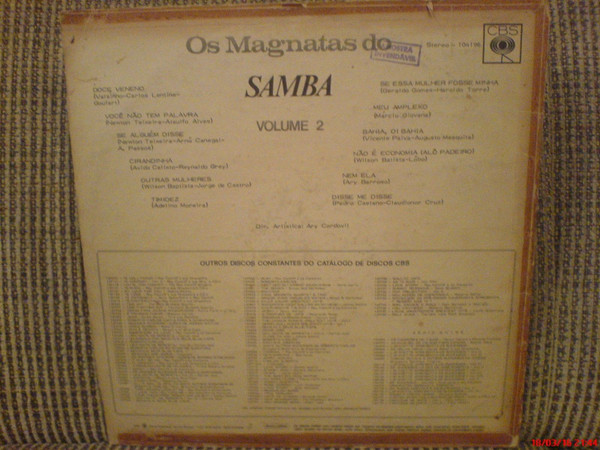 lataa albumi Os Magnatas Do Samba - Os Magnatas Do Samba VolII