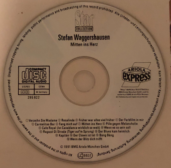 baixar álbum Stefan Waggershausen - Star Collection Mitten Ins Herz