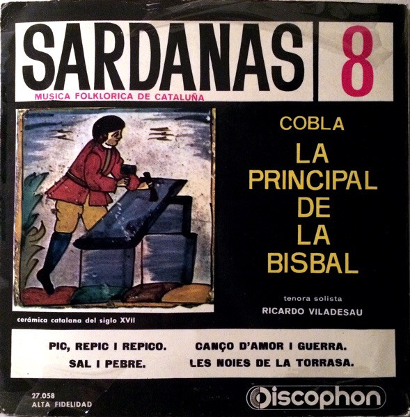 last ned album Cobla La Principal De La Bisbal - Sardanas Música Folklorica De Cataluña 8