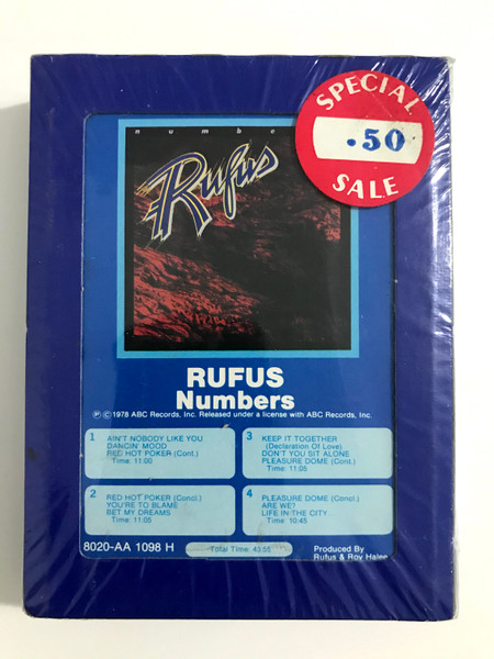 Rufus – Numbers (1979, Vinyl) - Discogs