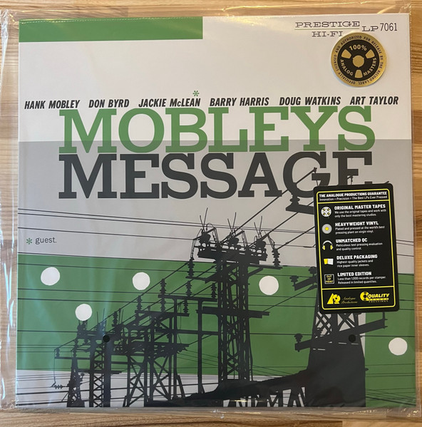 Hank Mobley – Mobley's Message (2022, 200 gram, Vinyl) - Discogs