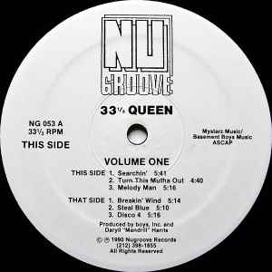 Importancia Exponer disfraz 33 1/3 Queen – Volume One (1990, Vinyl) - Discogs