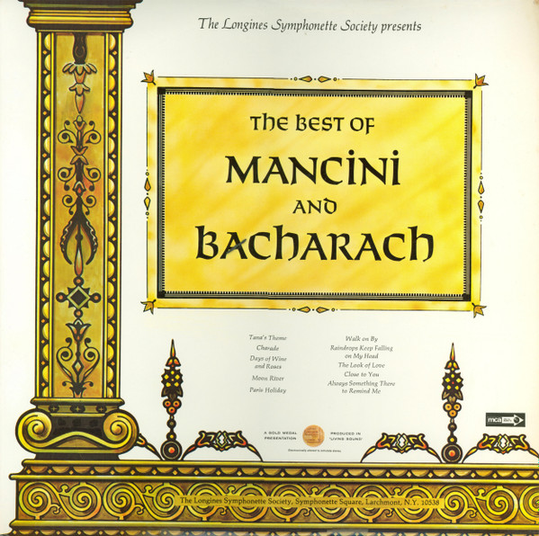 Henry Mancini And Burt Bacharach The Best Of Mancini And