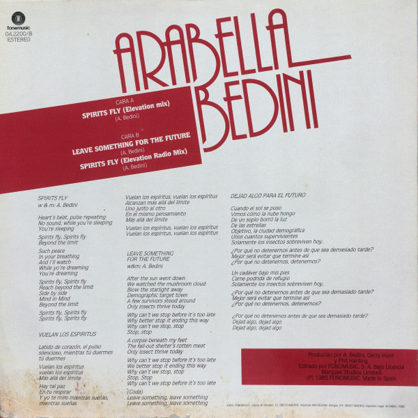 lataa albumi Download Arabella Bedini - spirits fly album