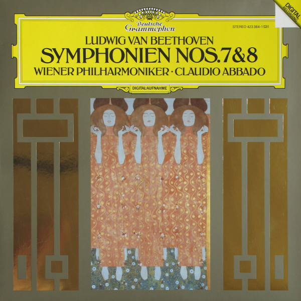 Ludwig van Beethoven / Wiener Philharmoniker / Claudio Abbado – Symphonien  Nos. 7&8 (1988, Vinyl) - Discogs