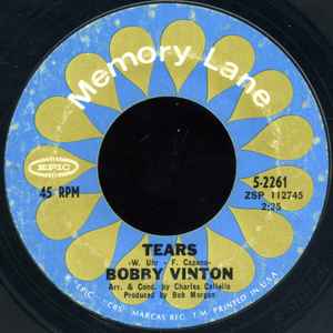 Bobby Vinton - Tears / Coming Home Soldier album cover