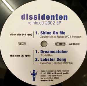 Dissidenten - Remix.ed 2002 EP album cover