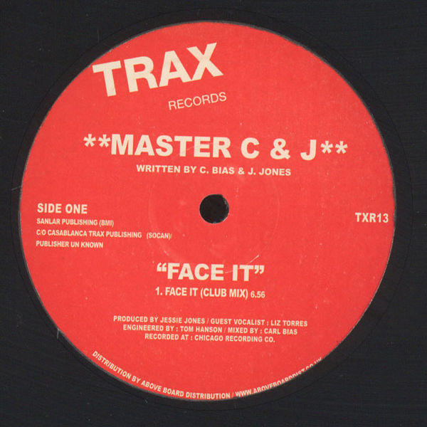 Master C & J - Face It | Trax Records (TXR13)