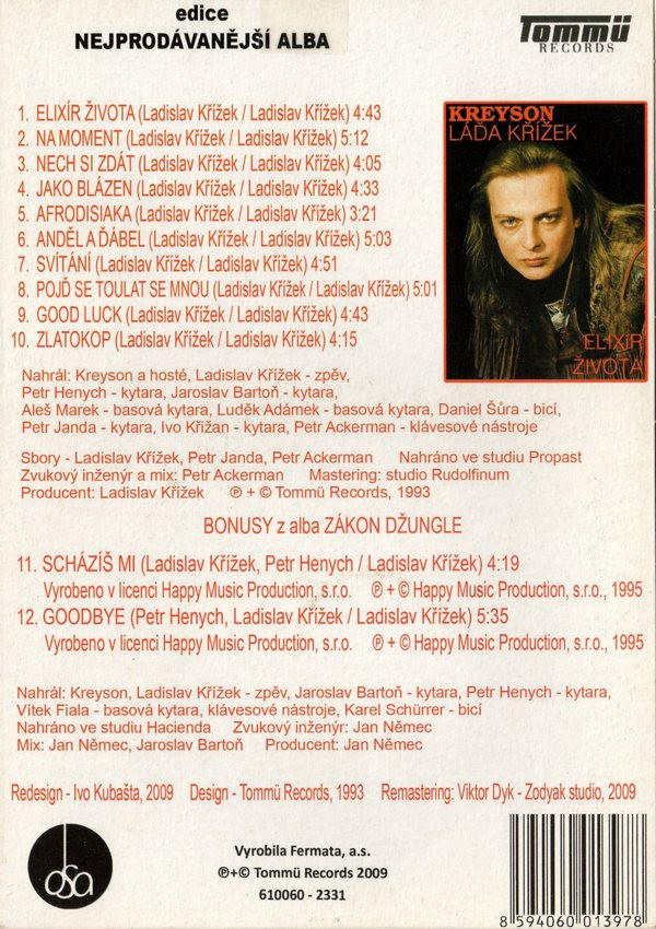 baixar álbum Ladislav Křížek, Kreyson - Elixír Života