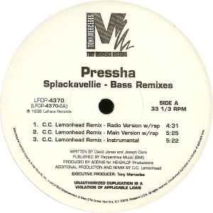 Pressha - Splackavellie (Bass Remixes) album cover