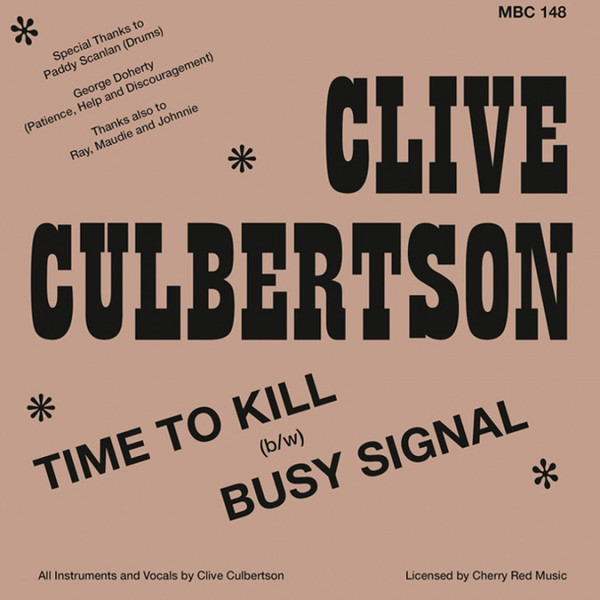 Clive Culbertson – Time To Kill / Busy Signal (1979, Vinyl) - Discogs