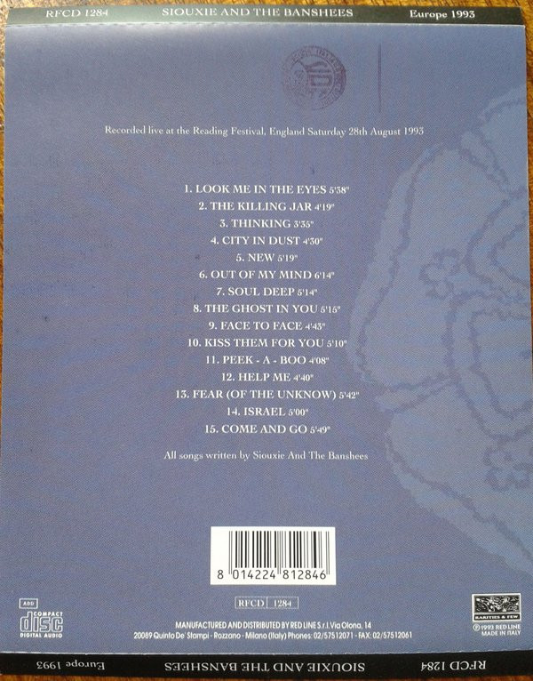 Album herunterladen Siouxsie And The Banshees - Europe 1993