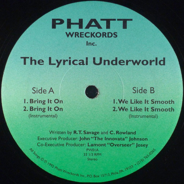 特価 Lyrical The Underworld On It Bring / ラップ、ヒップホップ