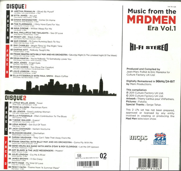 ladda ner album Various - Music From The MAD MEN Era Vol 1