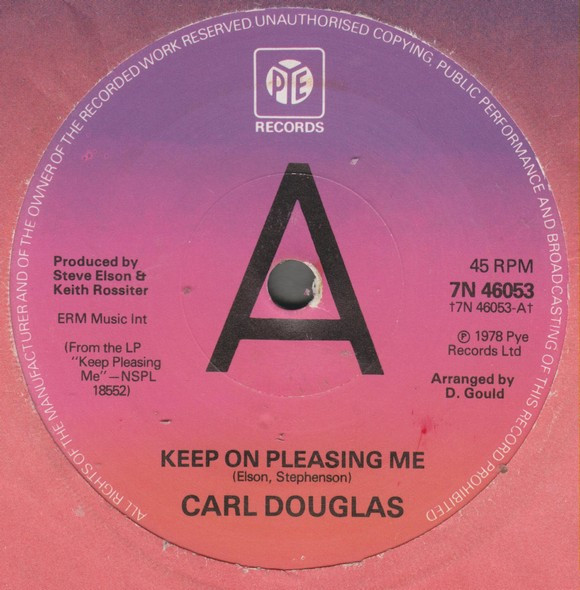 last ned album Carl Douglas - Keep On Pleasing Me