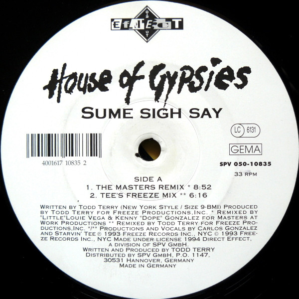 House Of Gypsies - Sume Sigh Say | Releases | Discogs
