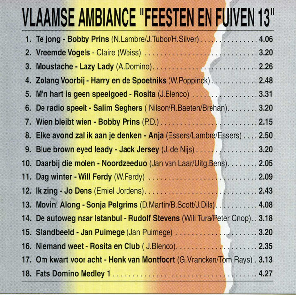 ladda ner album Download Various - De Vlaamse Ambiance Feesten En Fuiven 13 album