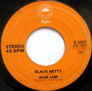 Ram Jam - Black Betty album cover