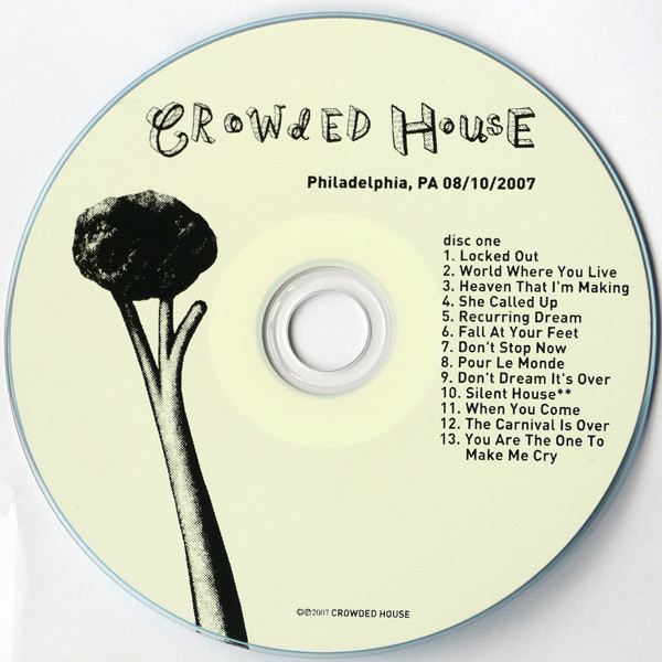 baixar álbum Crowded House - Philadelphia PA 08102007