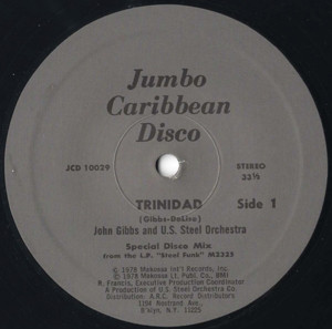 John Gibbs And U.S. Steel Orchestra – Trinidad (2013, Vinyl) - Discogs
