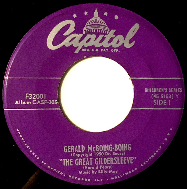 Album herunterladen Dr Seuss, The Great Gildersleeve - Gerald McBoing Boing