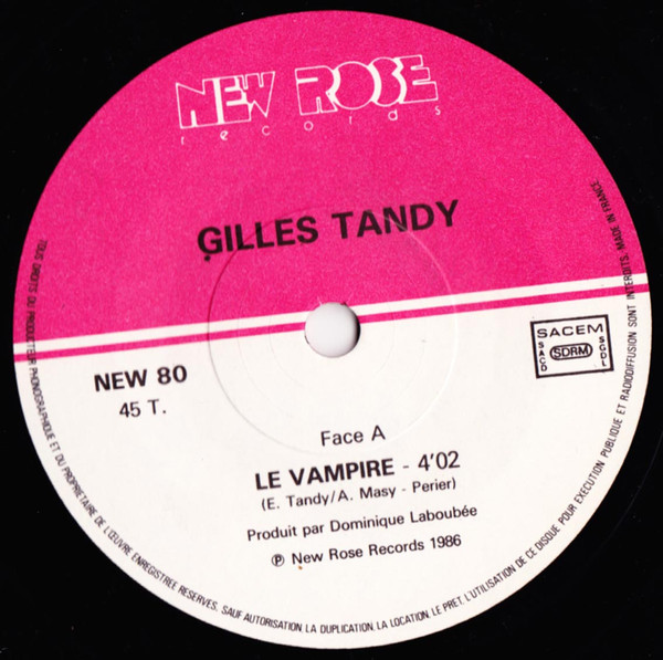 baixar álbum Gilles Tandy - Le Vampire