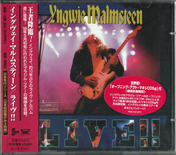 Yngwie Malmsteen – Live!! (2013, CD) - Discogs