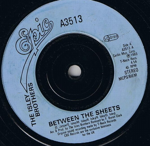 The Isley Brothers – Between The Sheets (1983, Pitman Pressing