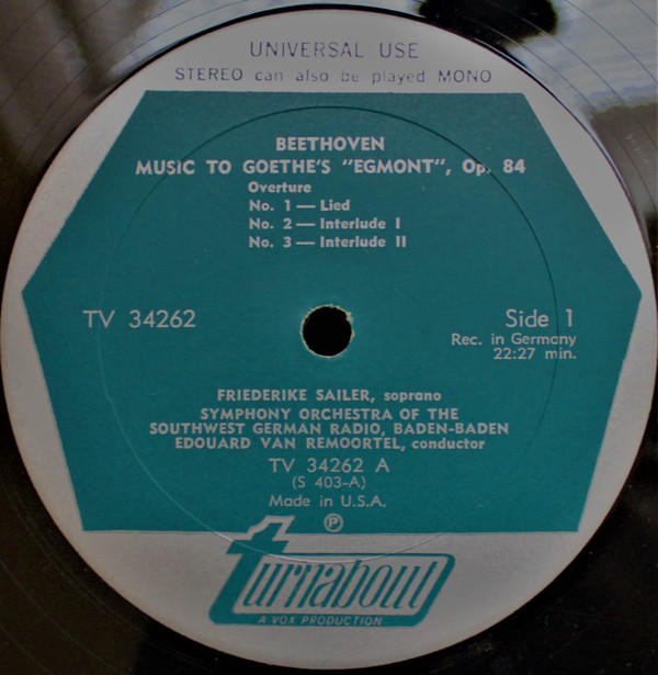 baixar álbum Beethoven, Edouard Van Remoortel - Music To Goethes Egmont Op 84 Complete