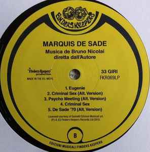 Bruno Nicolai - Marquis De Sade's