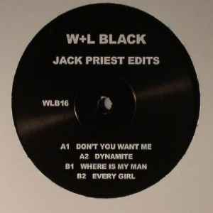 Jack Priest - Jack Priest Edits album cover