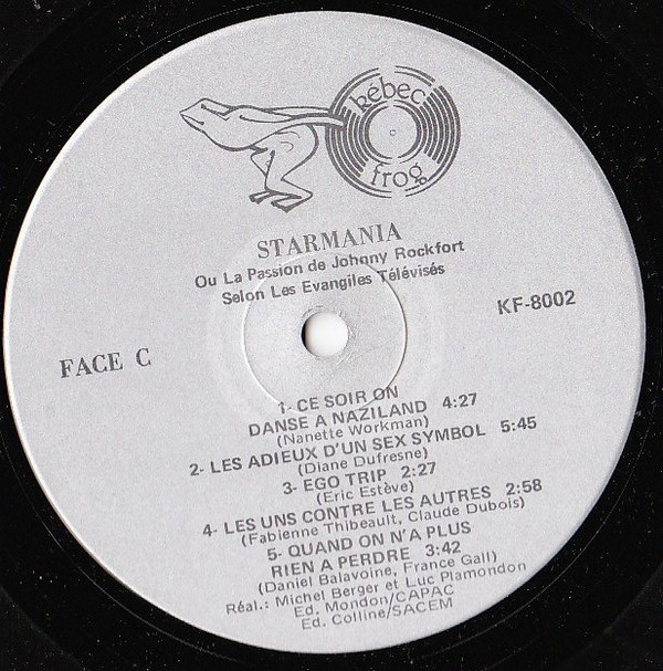 Michel Berger / Luc Plamondon - Starmania | Kebec Frog (KF 8001/2) - 6